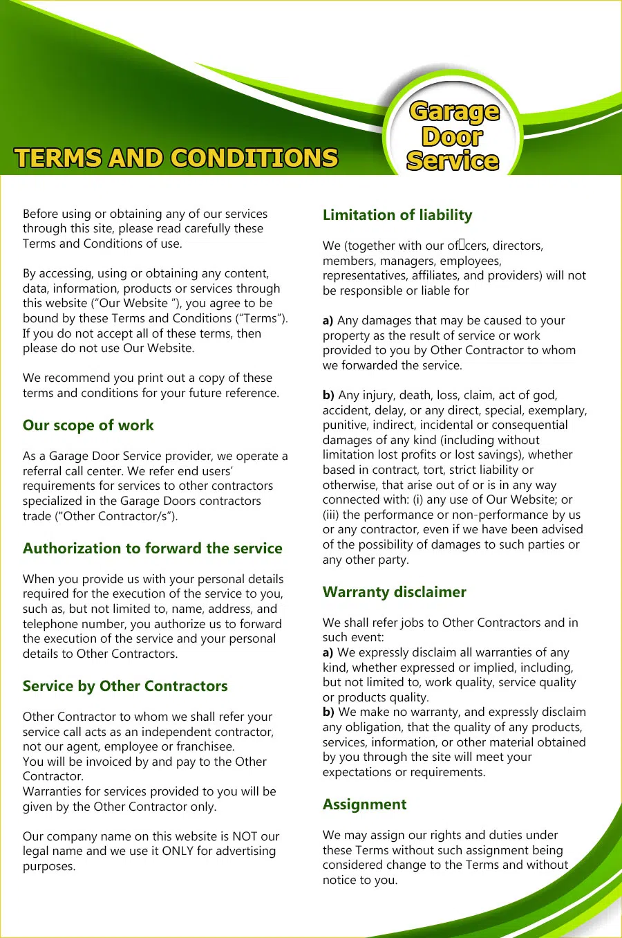 Master Garage Door Service Ashland, MA 508-444-9486